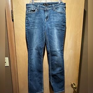 Love Nation Straight Leg Blue Jeans